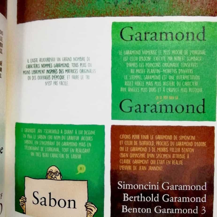 histoire de spolices de caractères