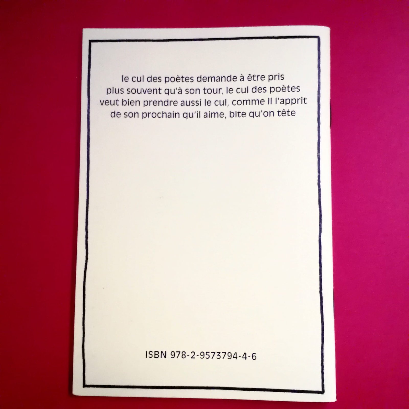 le cul des poetes
